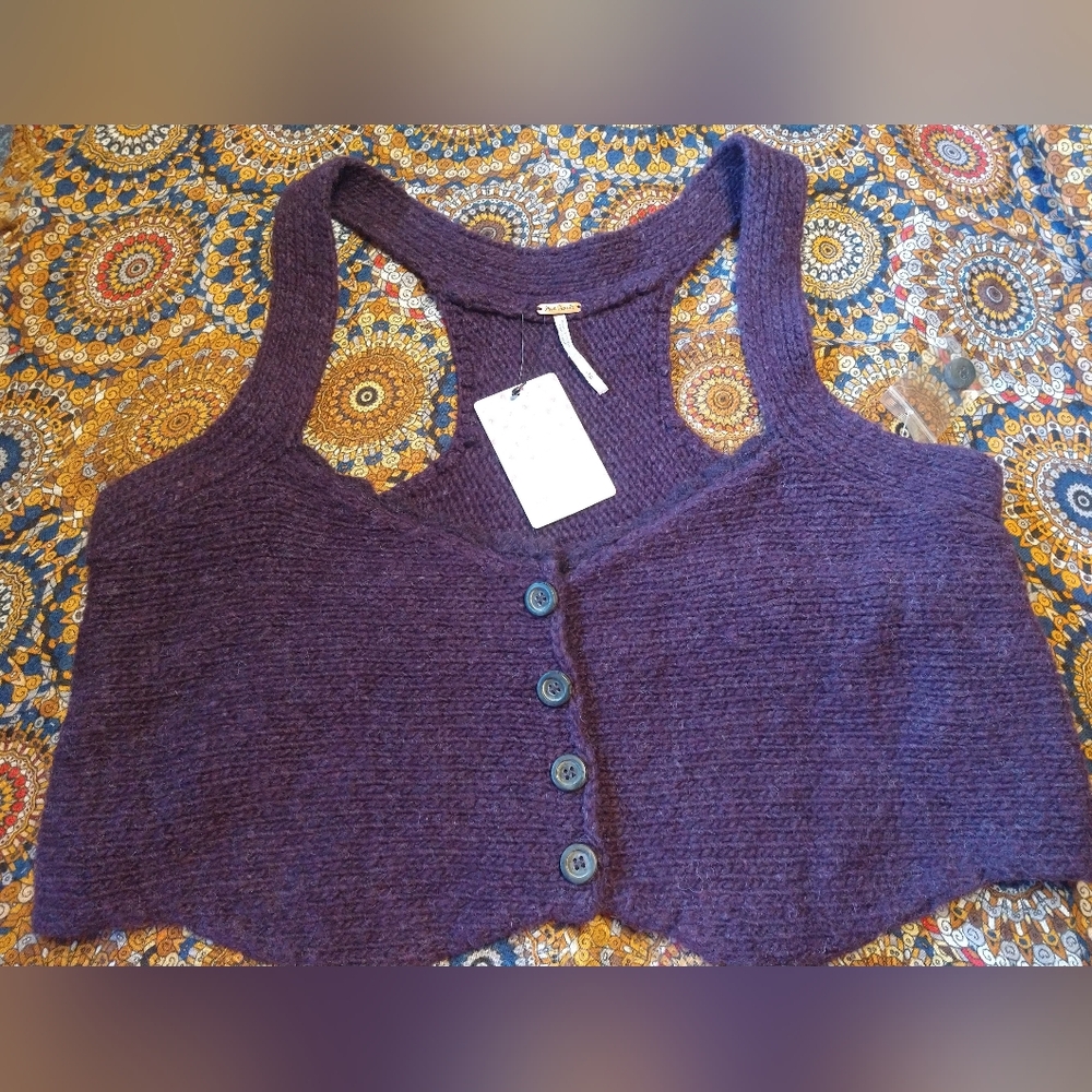 NWT Free People vest size large